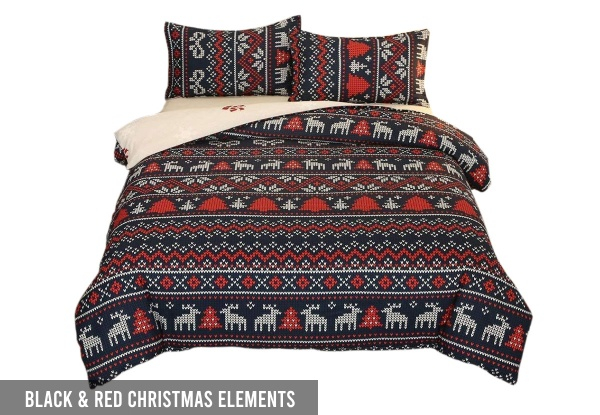 Christmas Duvet Cover Set - Available in Thee Styles & Four Sizes