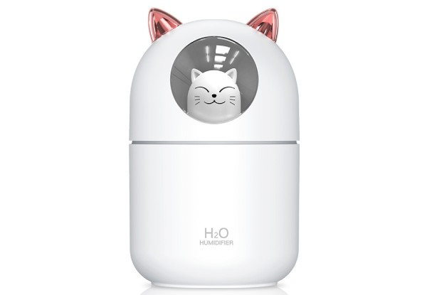 Rechargeable USB Cat Humidifier - Three Colours Available