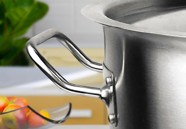 SOGA 17L Stainless Steel Stock Pot