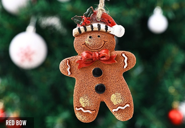 Two-Pack Gingerbread Man Christmas Party Decoration - 15 Styles Available