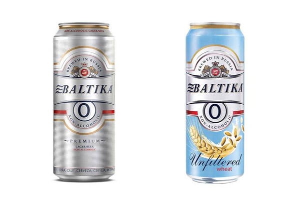 24-Pack Baltika 0% Non Alcoholic Beer - Two Versions Available