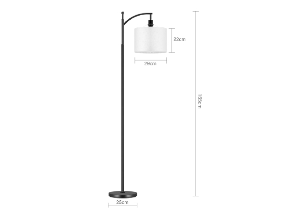 Adjustable Linen Minimalist Floor Lamp