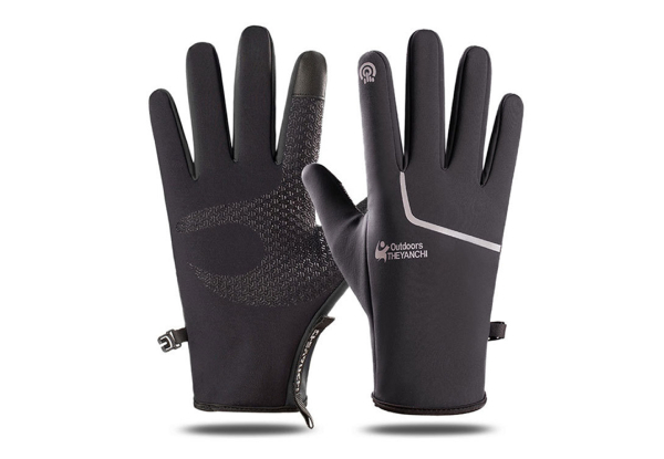 Outdoor Winter Water-Resistant & Windproof Sports Gloves - Three Sizes Available