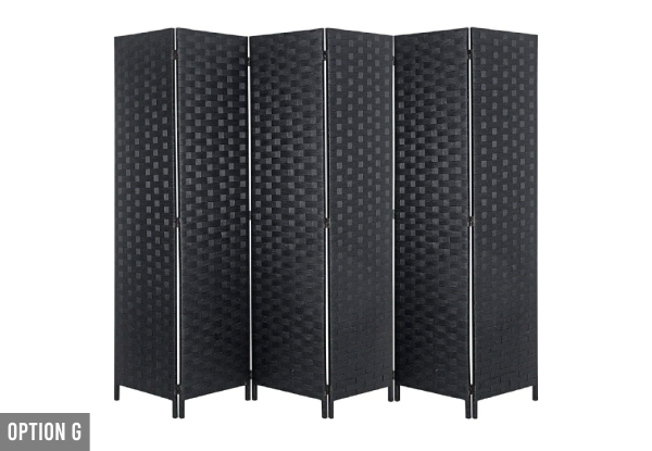 Foldable Room Divider Range - Eight Options Available