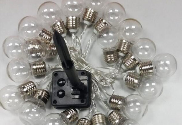 $19.99 for 4.8m Solar Outdoor Bulb Lights