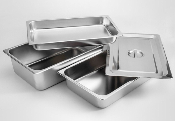 SOGA 10cm Deep Full-Size Stainless Steel Tray Pan