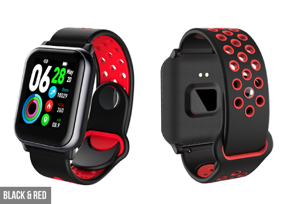 Multi-Sports Smart Watch - Five Colours & Option for Two Available