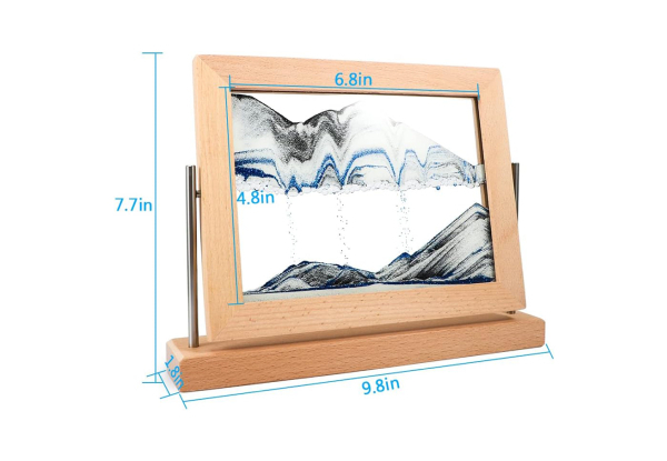Dynamic 3D Sand Art Frame Decor - Available in Three Colours