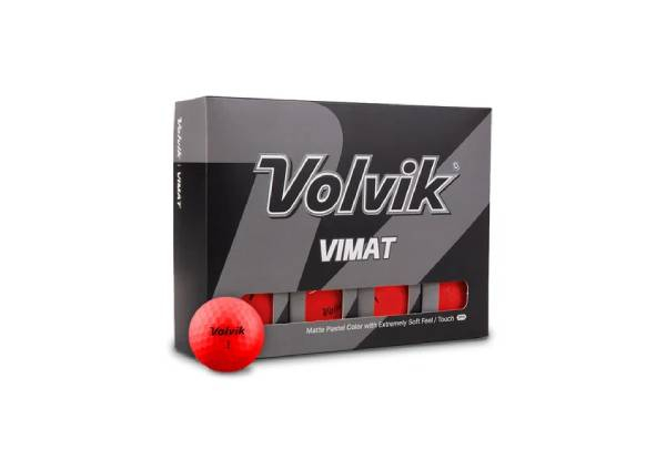 12-Pack Volvik Vimat Ball - Available in Six Colours