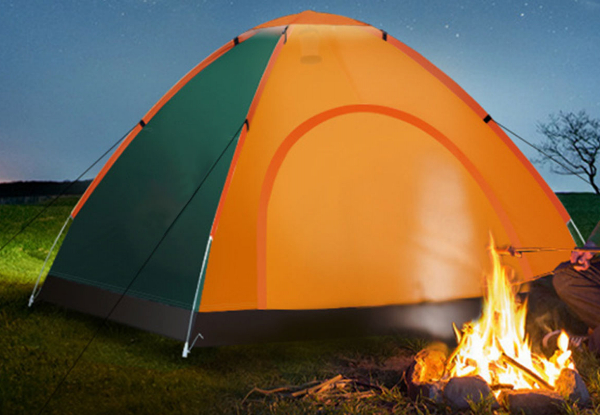 Outdoor Three-Person Camping Pop-Up Tent