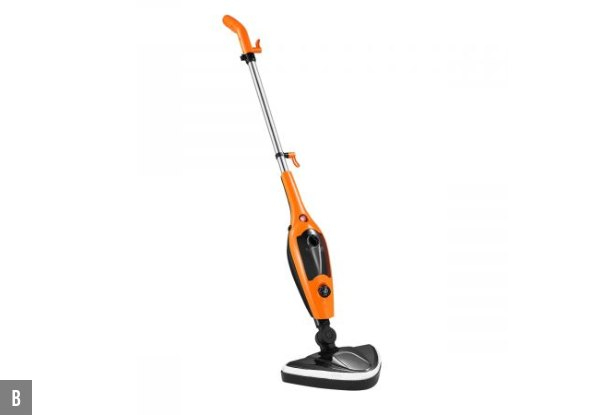 Handheld Steam Mop with Accessories - Two Options Available