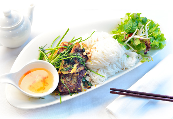 $59 for a Three-Course Vietnamese Dinner & a Glass of Wine Each for Two People (value up to $124)