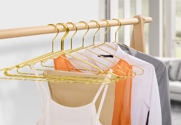 Five-Pack Heavy-Duty Coat Hangers - Two Colours Available