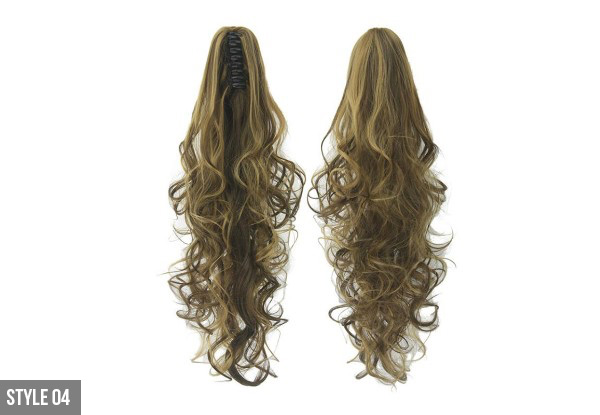 Clip-In Ponytail Hair Extension Range - Nine Styles Available with Free Delivery