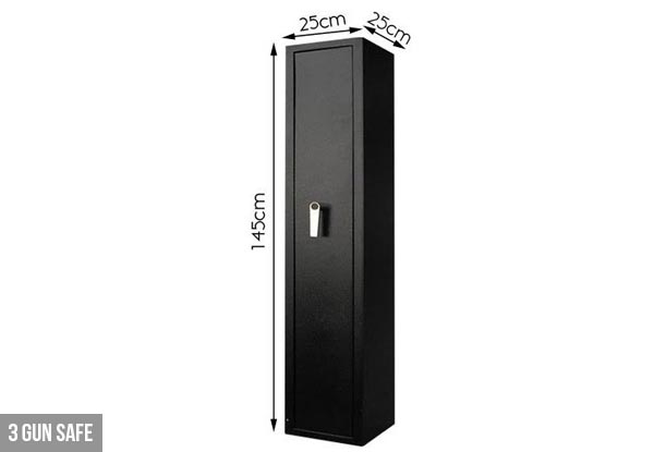 Three Gun Safe - Option for an Eight Gun Safe or an 11 Gun Safe