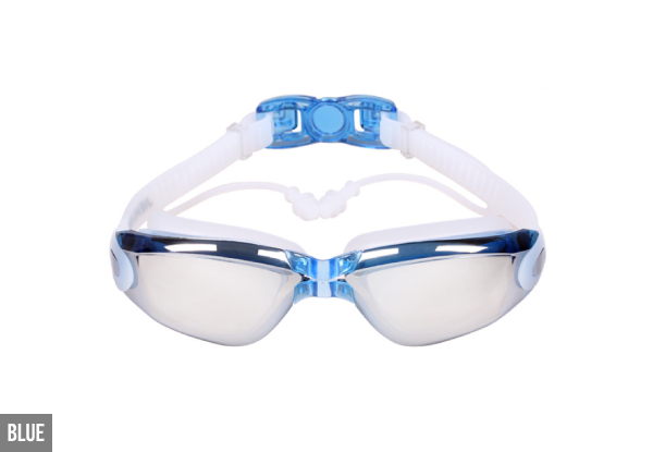 Swimming Goggles with Earplugs - Four Colours Available