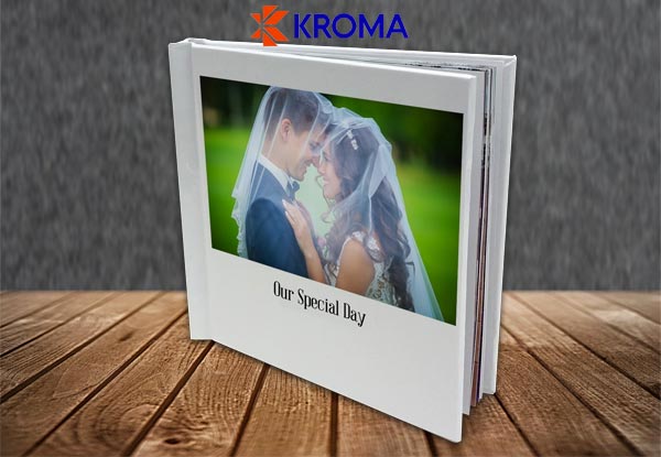 20-Page 30x30cm Hard Cover Photo Book - Options for up to 80 Pages & Pick-up or Delivery