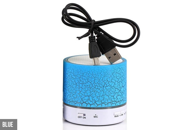 Wireless Bluetooth Speaker Light incl. TF Card Reader
