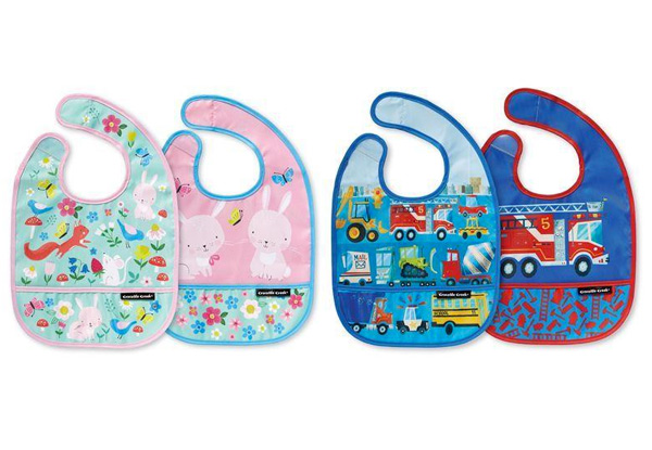 Croc Creek Bibs-2-Go Two-Pack Bibs & Pouch - Two Options Available