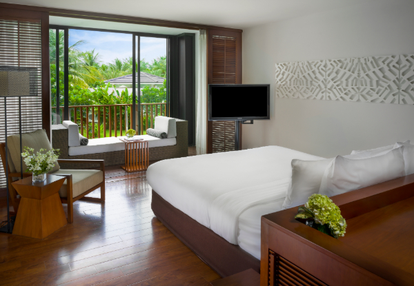 Per-Person, Twin Share Five-Night Hoi An Getaway for Two People in a Deluxe Room at Sunrise Premium Resort, Hoi An incl. 60-Minute Massage for Two, Return Airport Transfer & More - Option to Upgrade to a Deluxe Ocean Room
