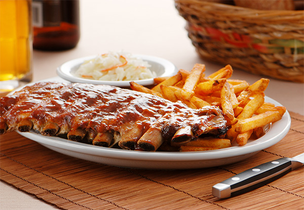 All-You-Can-Eat Ribs incl. Fries & Salad for One - Options for Two or Four People