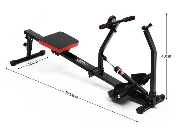 Genki Hydraulic Fitness Rowing Machine with 12 Levels