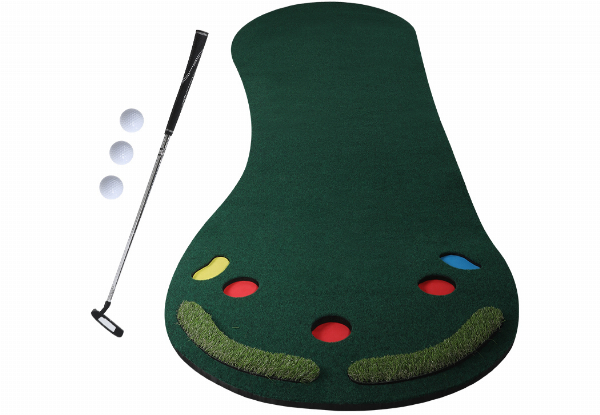 Centra 3M Portable Golf Mat Incl. Golf Ball & Putter