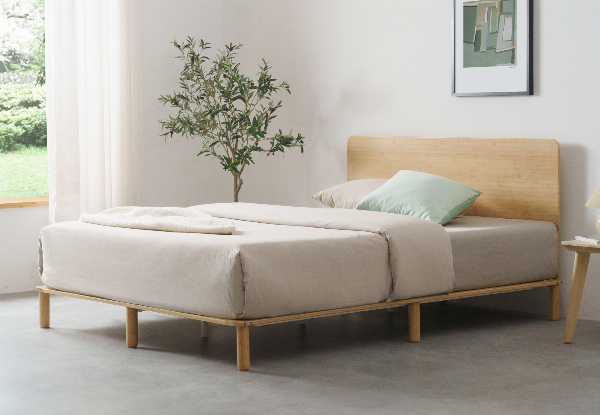 Bamboo Deluxe Queen Bed Frame