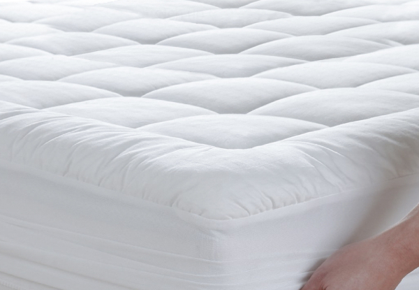Hotel-Quality Bamboo Mattress Topper 1000gsm - Five Sizes Available