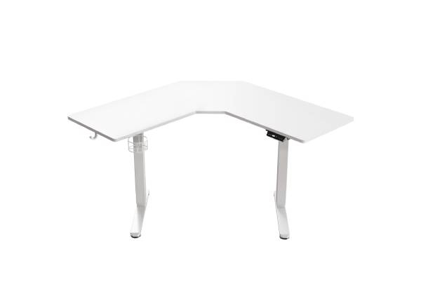 Electric Height Adjustable Corner Desk - Two Colours Available