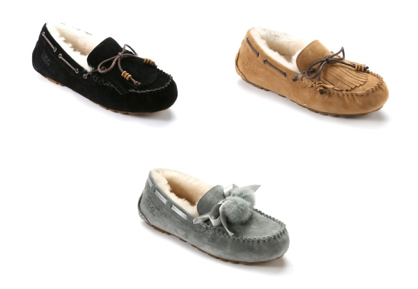 UGG Hannah Moccasins - Three Colours & Six Sizes Available