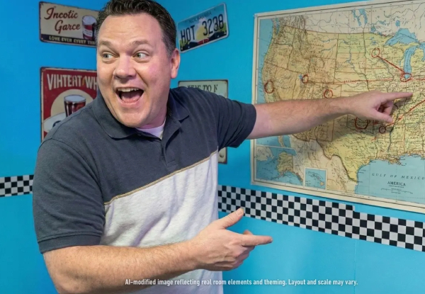The American Diner Escape Room at Escape Rooms Takapuna from $37 per Child or $39 per Adult