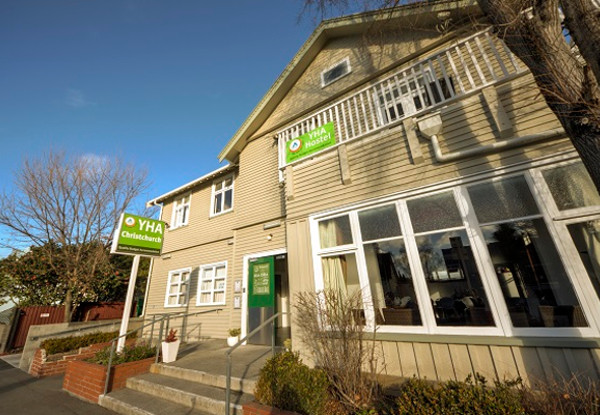 Two-Night YHA Christchurch (Hereford Street) Accommodation for Two Adults - Options for Private Room or Private Ensuite or Family Room incl. up to Four Children