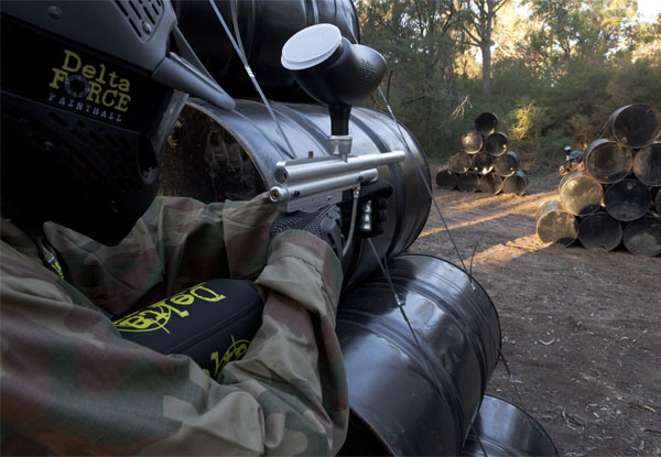 Half-Day Paintball Entry for Eight Adult Players incl. Equipment, Body Armour, Helmet & 100 Paintballs Per Person - Options for 12 or 15 Adult Players