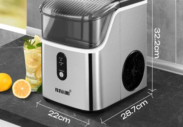 Maxkon Portable Nugget Ice Maker with Handle - Two Colours Available