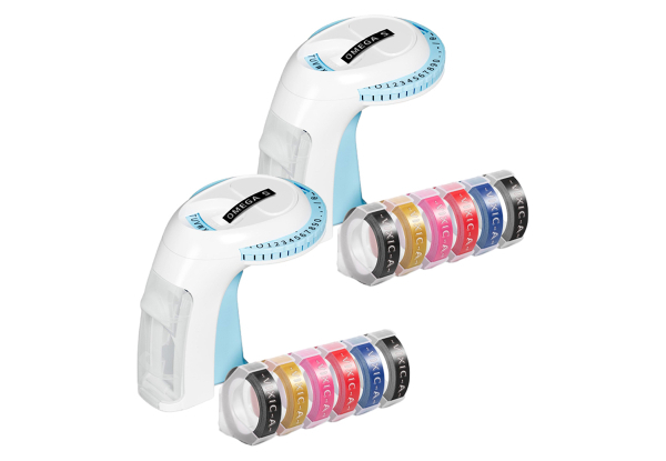 Embossing Label Maker with Six Rolls Tapes - Option for Two