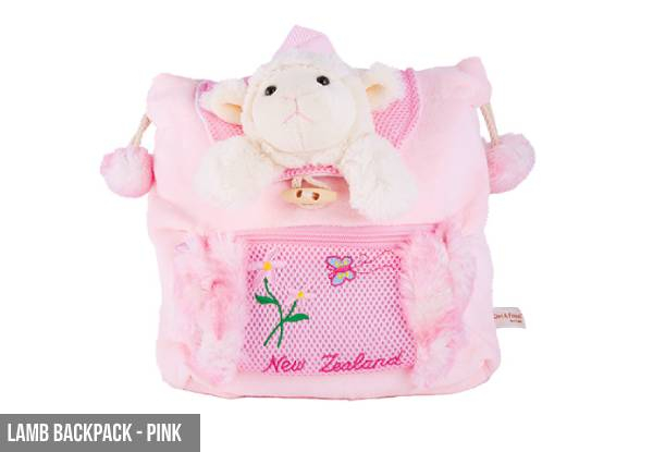 Kids Soft Toy Backpack - Three Options Available