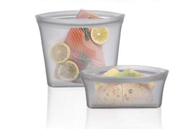 Zip-Top Leakproof Food Storage Containers - Three Options & Three Colours Available