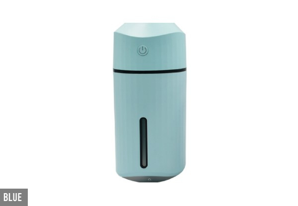 Ultrasonic USB Car Humidifier with Night Light - Three Colours Available