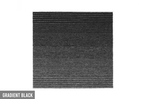 20-Piece Carpet Tiles - Six Colours Available