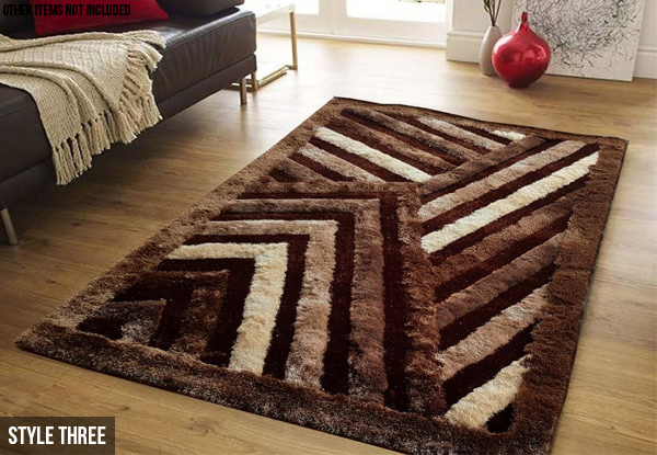3D Cut Rugs - Three Sizes Available - North Island Delivery