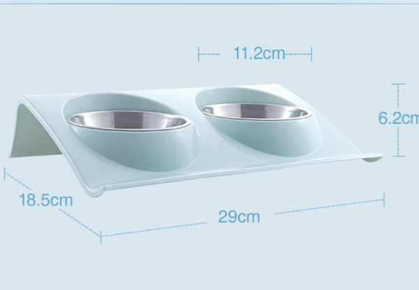 Stainless Steel Pet Food Bowl - Three Colours Available