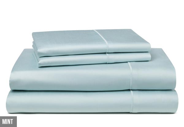 Bamboo Cotton Blend Sheet Set - Four Sizes & Three Colours Available incl. Nationwide Delivery