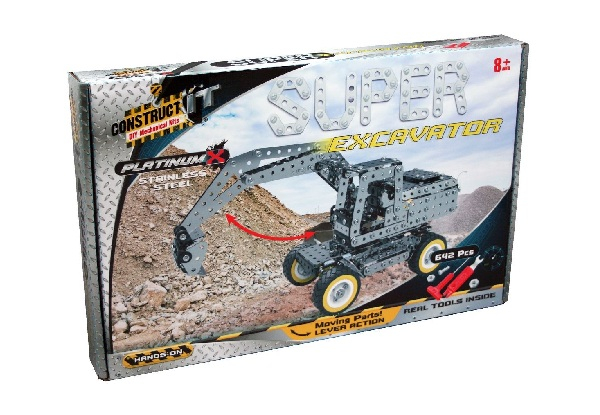 Construct It Platinum X Super Excavator & Earth Mover - Two Options Available