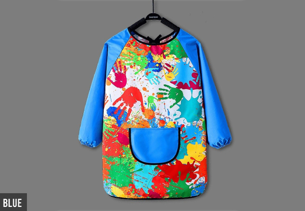 Children's Painting Apron - Three Colours Available & Option for Four Sizes