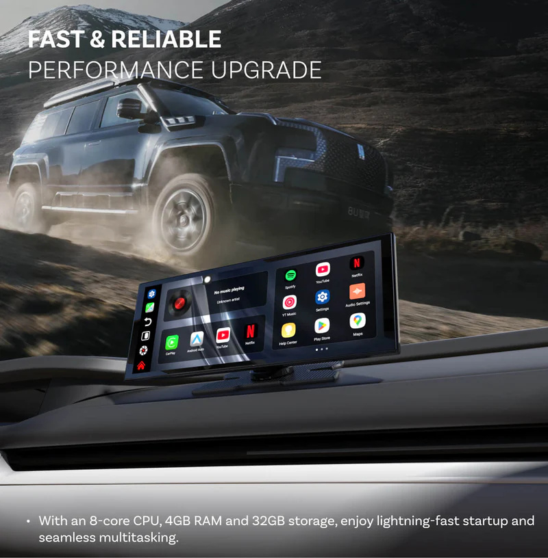 Ottocast OttoScreen AI Wireless CarPlay & Android Auto Display
