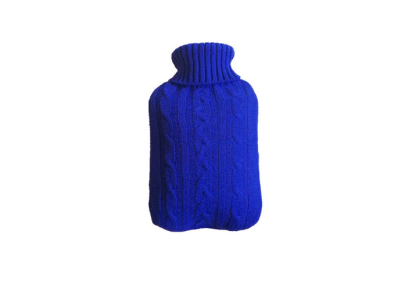 Hot Water Bottle Knitted Cover - Six Colours Available
