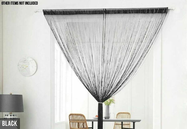 Tassel Curtain Range - Four Colours Available with Free Delivery