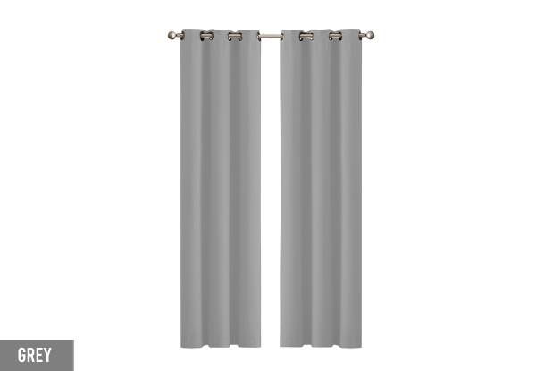 Two-Pack Marlow Blockout Curtain - Available in Four Colours & Five Sizes