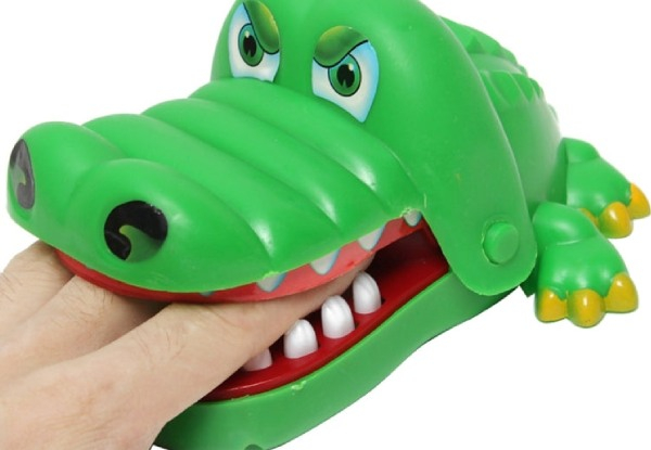 Crazy Crocodile Pushing Teeth Bite Toy